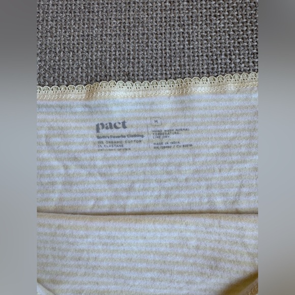 Pact Cream and Yellow Striped Panties - Picture 2 of 2